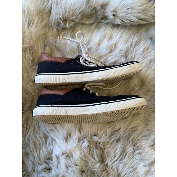 Sperry Women's Canvas Sneakers - Size 3M - Black & Brown - Comfy & Casual - Picture 6 of 7